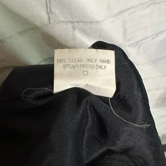 Leslie Fay Black Open Beaded Blazer, Size 10, Pre-owned - Picture 5 of 5